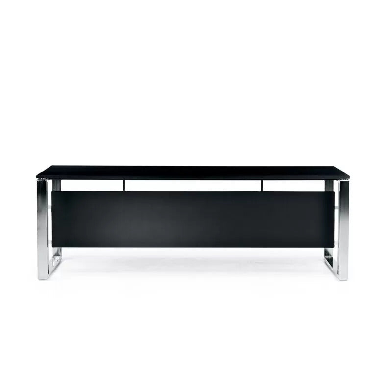 Bureau de direction Velvet noir au design moderne et épuré